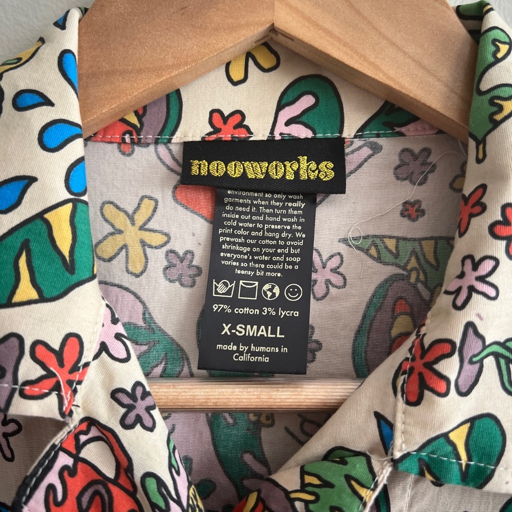 Nooworks short sleeve coveralls - Bug Out print - XS
